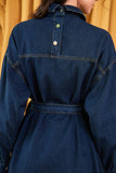 Belted Denim Shirt