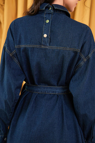 Belted Denim Shirt