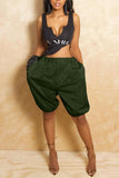 High-Waist Balloon Casual Shorts