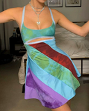 Strappy A-Line Casual Dress