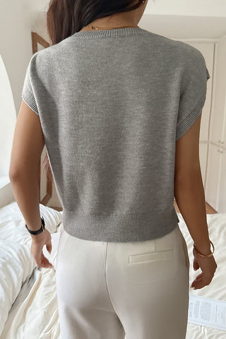 Off-Shoulder Floral Accent Sweater