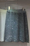 Elegant Sequin Midi Skirt