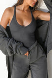 Racerback Ribbed Tank Top