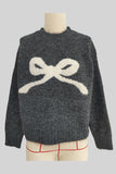 Bow-Pattern Sweater