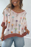 Loose Knit Polka Dot Sweater