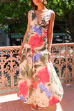 Floral Wrap Maxi Dress