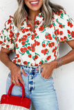 Puff Sleeve Floral Blouse