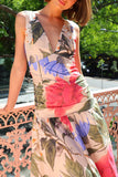 Floral Wrap Maxi Dress