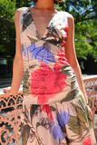 Floral Wrap Maxi Dress