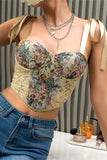 Floral Lace Corset Top