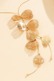 Elegant Leaf Pendant Necklace