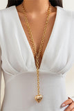 Heart Pendant Long Necklace