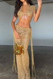 Chic Crochet Pant Set
