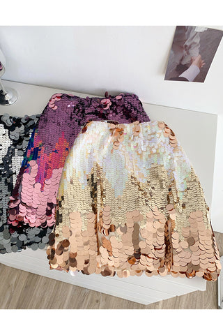 Sequin Night-Out Mini Skirt