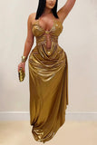 Elegant Cut-Out Evening Dress