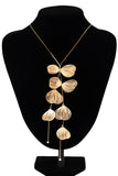 Elegant Leaf Pendant Necklace