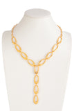Oval Link Statement Necklace