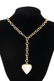 Heart Pendant Long Necklace