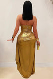 Elegant Cut-Out Evening Dress