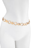 Stylish Oval Link Chain Belt