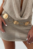 Chic Circle Chain Waist Belt