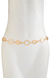 Elegant Metal Accent Waist Belt