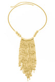 Elegant Fringe Chain Necklace