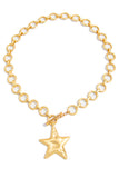 Chunky Chain Necklace with Star Pendant