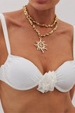 Sun Pendant Statement Necklace