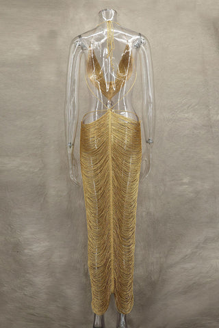 Glamorous Cut-Out Evening Dress