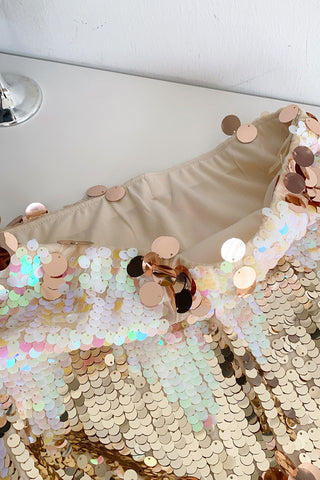 Sequin Night-Out Mini Skirt