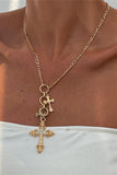 Crystal Charm Pendant Necklace