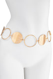 Chic Circle Chain Waist Belt