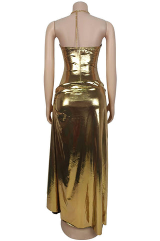 Elegant Cut-Out Evening Dress