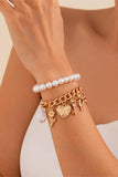 Charm Bracelet and Beaded Bracelet Set