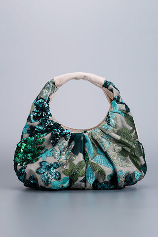 Elegant Sequin Embellished Bag Handle