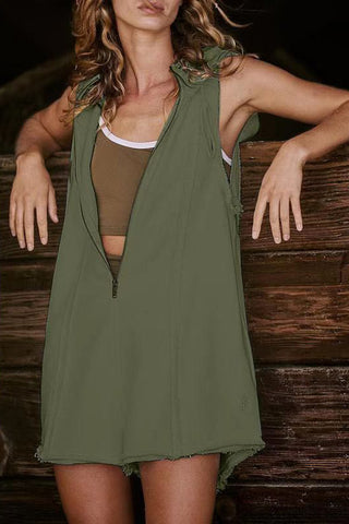 Hooded Workout Romper