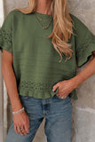 Ruffle Sleeve Casual Top