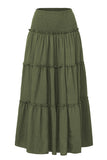 Tiered Smocked Maxi Skirt