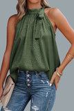 Bow-Tie Halter Neck Tank Top