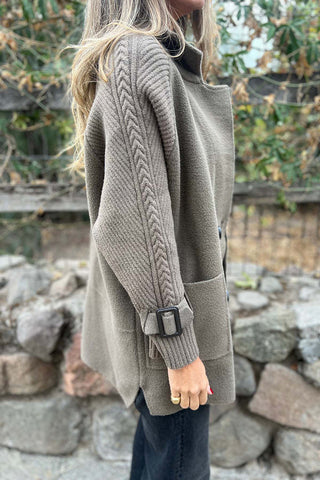 Chic Button-Front Collar Jacket