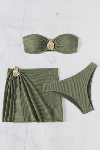Elegant Three-Piece Bikini Set