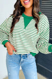 Striped Relaxed Sweatshirt