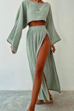 Flowy Two-Piece Skirt Set