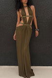 Elegant Cutout Evening Dress