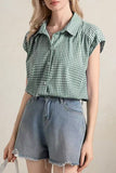 Gingham Button-Down Shirt