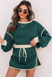 Relaxed Pullover and Skirt Set