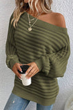 Off-Shoulder Knit Sweater