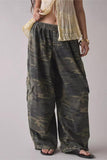 Relaxed Fit Camo Cargo Pants
