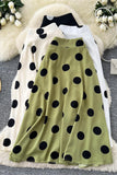 Polka Dot Maxi Skirt